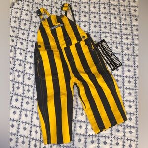 ✨SOLD✨ NWT Iowa Hawkeye Baby Game Day Bib Overalls